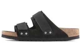 Birkenstock: Чёрные шлёпанцы 