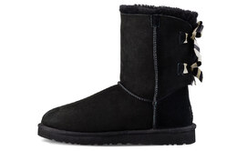 UGG: Чёрные ботинки  Bailey