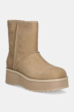 UGG: Бежевые ботинки 