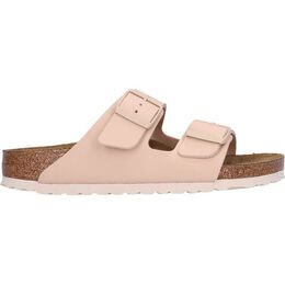 Birkenstock: Бежевые шлёпанцы  Arizona Birko Flor