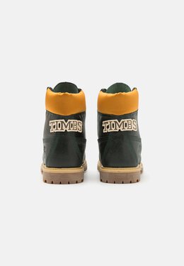 Timberland: Зелёные ботинки 