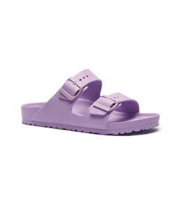 Birkenstock: Фиолетовые шлёпанцы  Arizona