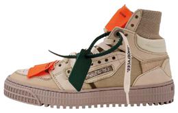 Off-White: Бежевые туфли  Off Court