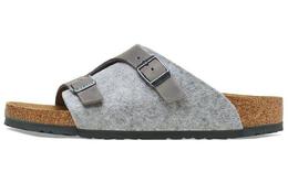 Birkenstock: Светлые шлёпанцы 