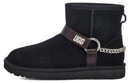 UGG: Чёрные ботинки 