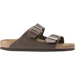 Birkenstock: Тёмные шлёпанцы  Arizona Birko Flor