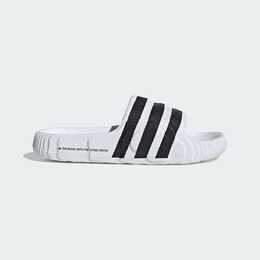 Adidas: Белые шлёпанцы  Adilette