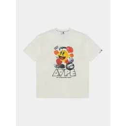 AAPE BY *A BATHING APE®: Белая футболка 