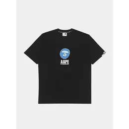 AAPE BY *A BATHING APE®: Чёрная футболка 