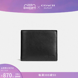 Coach: Чёрный кошелёк 