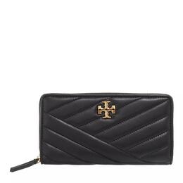 Tory Burch: Чёрный кошелёк  Kira Chevron