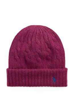 Polo Ralph Lauren: Фиолетовая шапка 