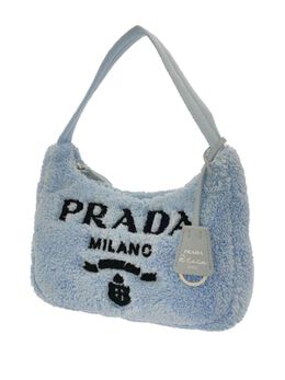 Prada Pre-Owned: Голубая сумка 