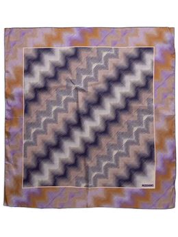 Missoni: Фиолетовый шарф 