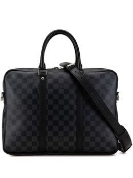Louis Vuitton Pre-Owned: Чёрная сумка 