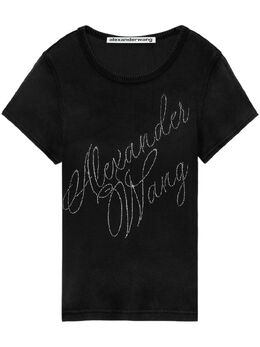 Alexander Wang: Чёрная футболка 