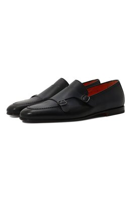 Santoni: Тёмные туфли  Carlos