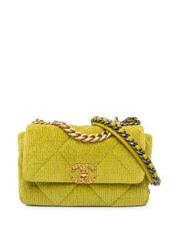 CHANEL Pre-Owned: Зелёная сумка 
