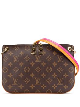 Louis Vuitton Pre-Owned: Коричневая сумка через плечо 