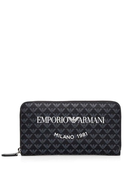 Emporio Armani: Чёрный кошелёк 