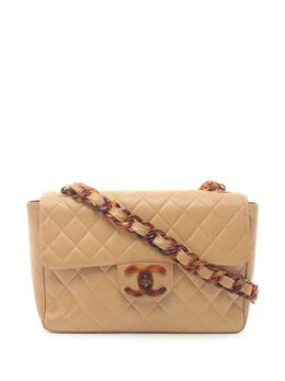 CHANEL Pre-Owned: Бежевая сумка 