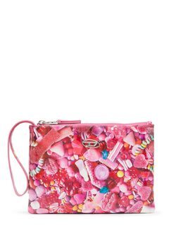 Diesel: Розовый клатч 