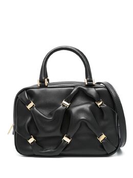 Ferragamo: Чёрная сумка-шоппер 