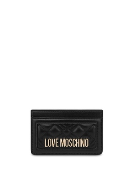 LOVE MOSCHINO: Чёрный картхолдер 