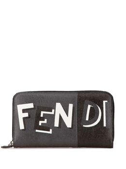 Fendi Pre-Owned: Чёрный кошелёк 