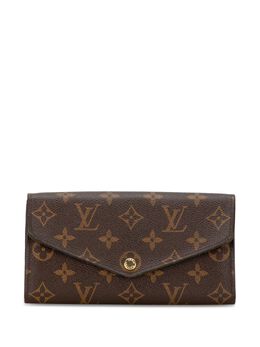 Louis Vuitton Pre-Owned: Коричневый кошелёк 