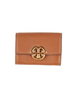 Tory Burch: Коричневый кошелёк 