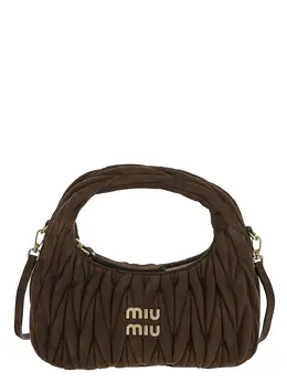 Miu Miu: Коричневая сумка 