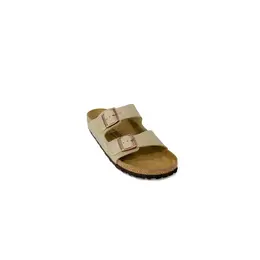 Birkenstock: Бежевые сандалии 