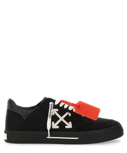 Off-White: Чёрные кроссовки  Vulcanized