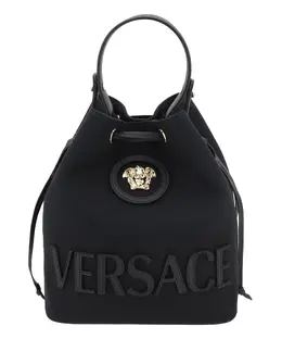 Versace: Чёрная сумка  La Medusa