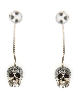 Alexander McQueen: Серьги  Skull