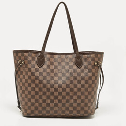 Louis Vuitton: Коричневая сумка  Neverfull MM