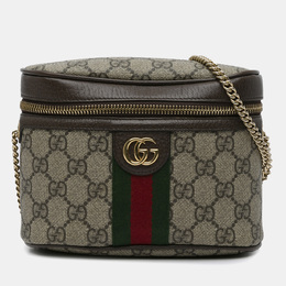 Gucci: Коричневая сумка  GG Supreme