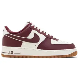 Nike: Бордовые кеды  Air Force 1