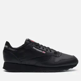 Reebok: Чёрные кроссовки  Classic Leather