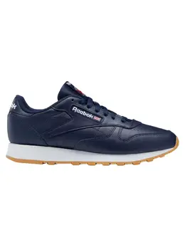 Reebok: Синие кроссовки  Classic Leather