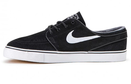 Nike: Чёрные кроссовки  Zoom Stefan Janoski