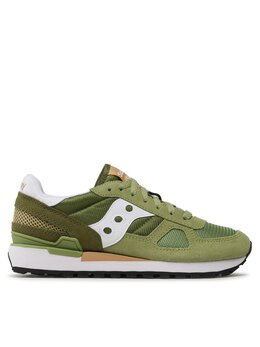 Saucony: Зелёные кроссовки  Shadow Originals