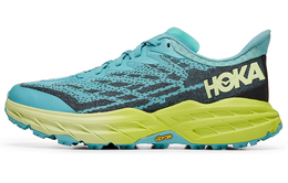 Hoka One One: Зелёные кроссовки 