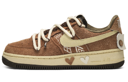 Nike: Коричневые кроссовки  Air Force 1