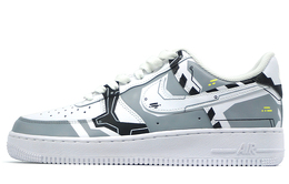 Nike: Чёрные кроссовки  Air Force 1