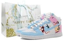 Nike: Голубые кроссовки  Dunk