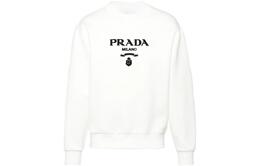 Prada: Белая толстовка 