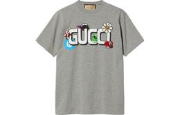 Gucci: Серая футболка 