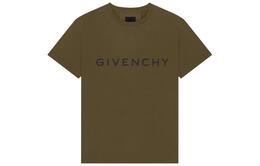 Givenchy: Зелёная футболка 